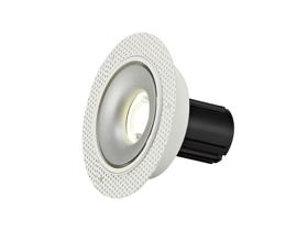 DM201115  Bolor T 10 Tridonic Powered 10W 4000K 810lm 36° CRI>90 LED Engine White/Silver Trimless Fixed Recessed Spotlight; IP20